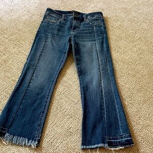 Liverpool Dark Blue Flare Jeans
Ankle length